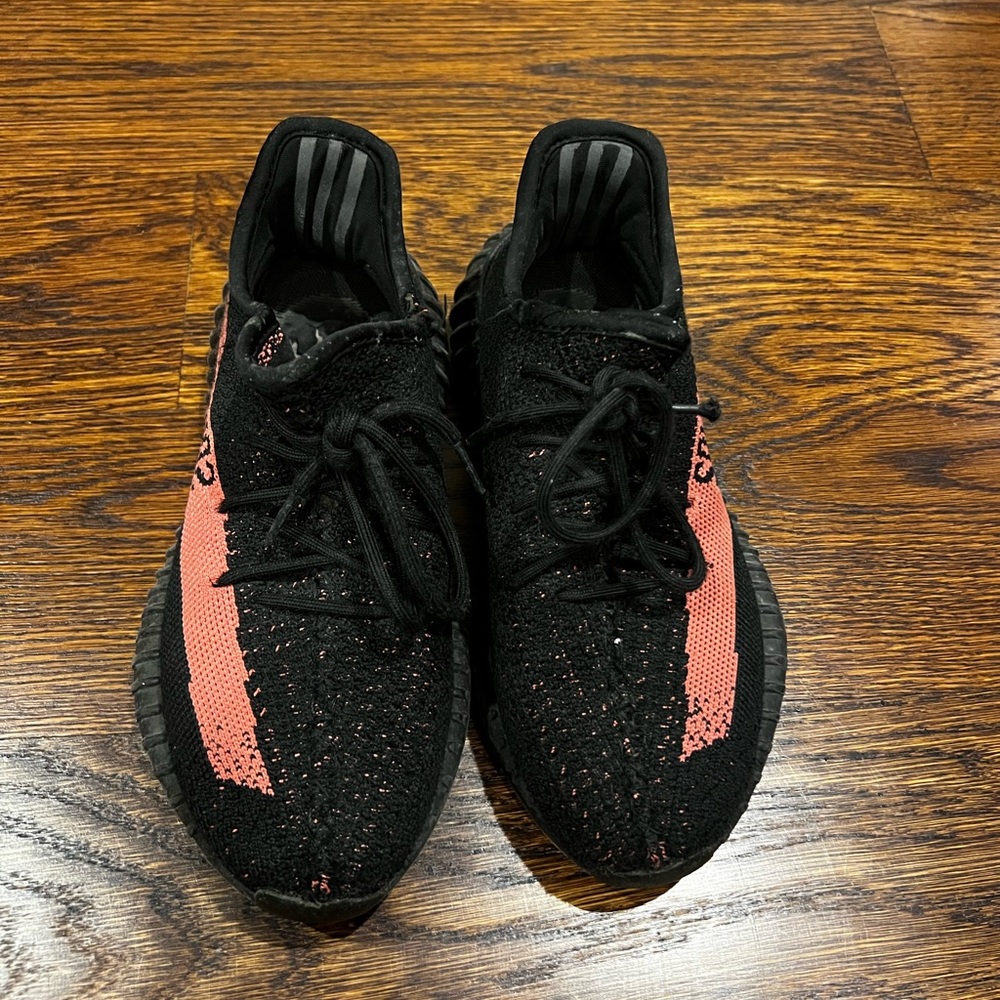 Adidas Kids Yeezy Boost 350 V2 Core Black Red